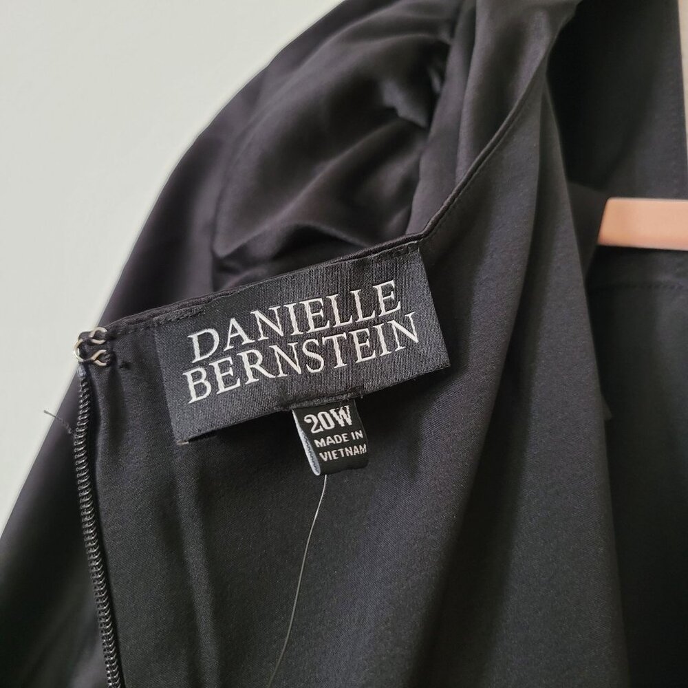 Danielle Bernstein Black Long Sleeve Dress 20W - Picture 4 of 6